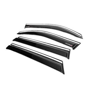 Вітровики з хромованим молдингом EuroCap (4 шт) Renault Duster 2024- рр. фото 3