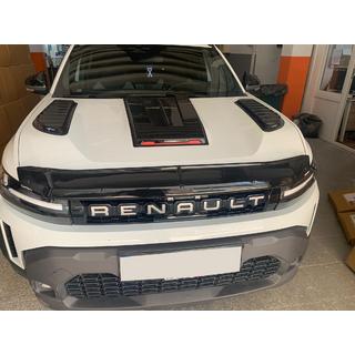 Накладка на капот (ABS) Renault Duster 2024- рр. фото 2