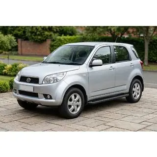 Бокові пороги Allmond Black (2 шт., алюміній) Daihatsu Terios 2006-2017 рр. фото 1