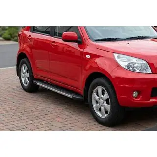 Бокові пороги Duru (2 шт., алюміній) Daihatsu Terios 2006-2017 рр. фото 1