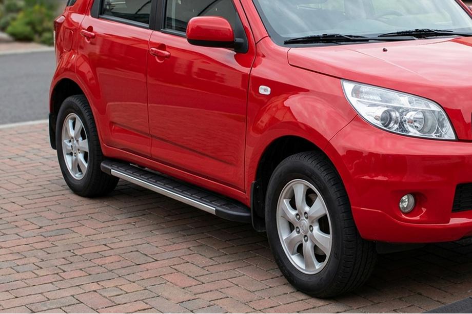 Daihatsu Terios 2006-2017 рр. Бокові пороги Duru (2 шт., алюміній) Image