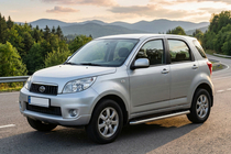 Daihatsu Terios 2006-2017 рр. Бокові пороги Maydos V1 (2 шт., Алюміній ↗ нерж) фото 1