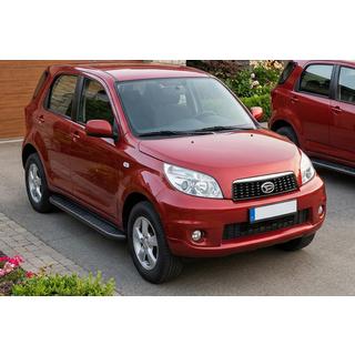 Бокові пороги Bosphorus Black (2 шт., Алюміній) Daihatsu Terios 2006-2017 рр. фото 2