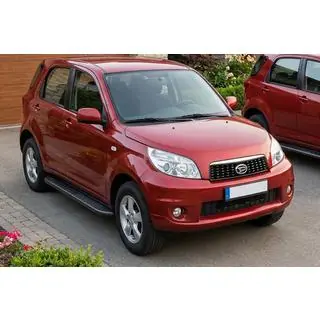 Бокові пороги Bosphorus Black (2 шт., Алюміній) Daihatsu Terios 2006-2017 рр. фото 2