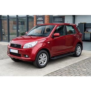 Бокові пороги RedLine Black (2 шт., алюміній) Daihatsu Terios 2006-2017 рр. фото 1