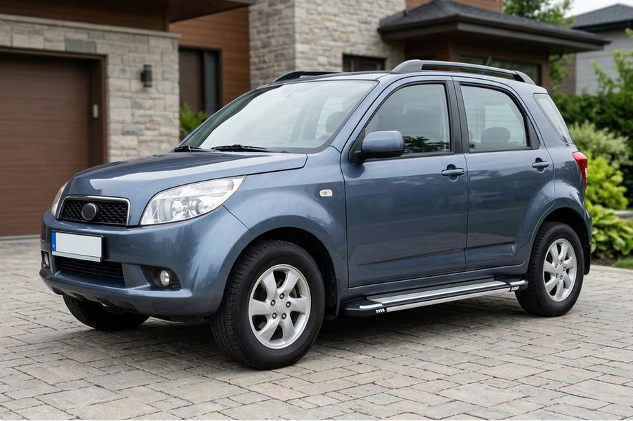 Daihatsu Terios 2006-2017 рр. Бокові пороги Rainbow (2 шт., Алюміній) Image