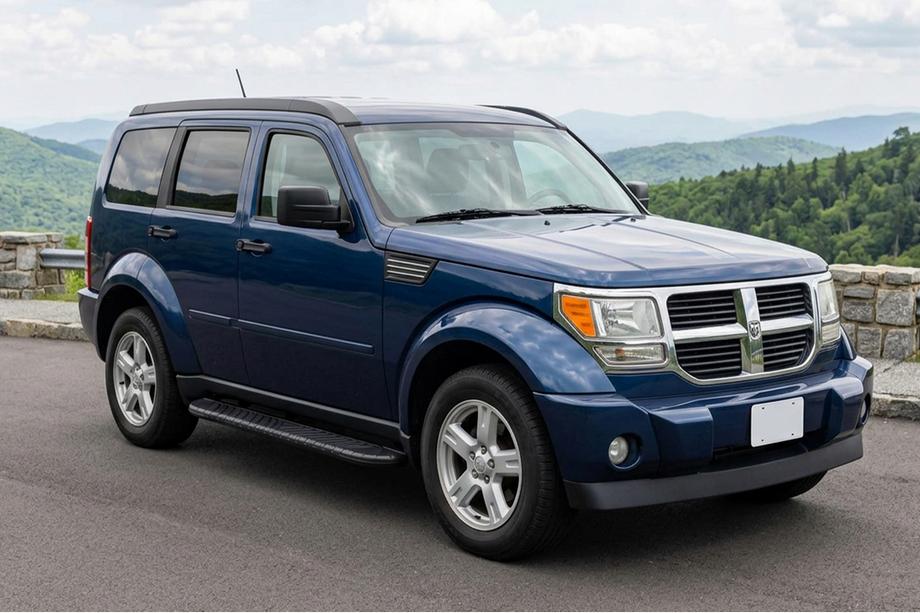 Dodge Nitro 2006-2011 рр. Бокові пороги Bosphorus Black (2 шт., Алюміній) Image