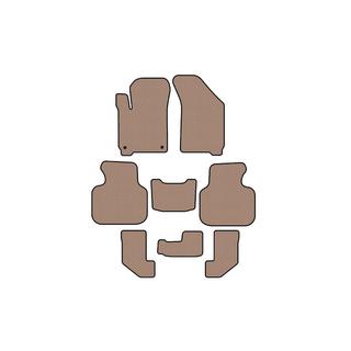 Гумові килимки Carsuit (2008-2011, 3 ряди, бежевий) фото 1