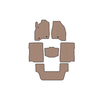 Гумові килимки Carsuit (2017-2019, 3 ряд, 7-ми місний, бежевий) фото 1