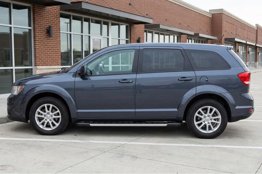 Dodge Journey 2008-2020 рр. Бокові пороги RedLine V1 (2 шт., алюміній) Image