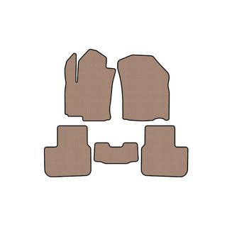 Гумові килимки Carsuit (HB, бежевий) Fiat Sedici 2006-2014 рр. фото 1