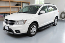 Dodge Journey 2008-2020 рр. Бокові пороги Bosphorus Black (2 шт., алюміній) фото 1