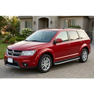 Бокові пороги Tayga Grey (2 шт., алюміній) Dodge Journey 2008-2020 рр. фото 1