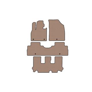Гумові килимки Carsuit (3 ряди, 8-ми місний, бежевий) фото 1