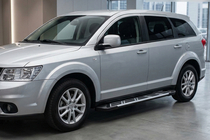 Fiat Freemont 2011-2016 рр. Бокові пороги Sunrise (2 шт., Алюміній) фото 1