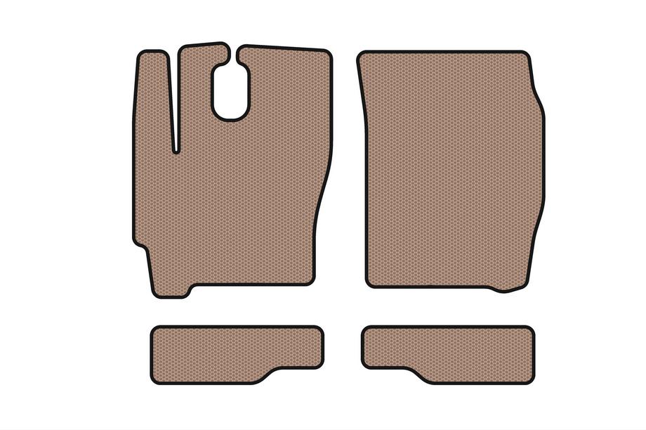 Iveco Eurocargo 2002-2008 рр. Гумові килимки Carsuit (Бежевий) Фото 1