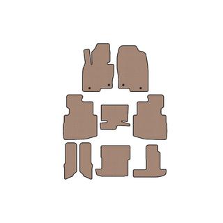Гумові килимки Carsuit (3 ряди, 7-ми місний, бежевий) фото 1