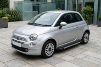 Fiat 500/500L 2013-2022 рр. Бокові пороги RedLine V1 (2 шт., Алюміній) фото 1