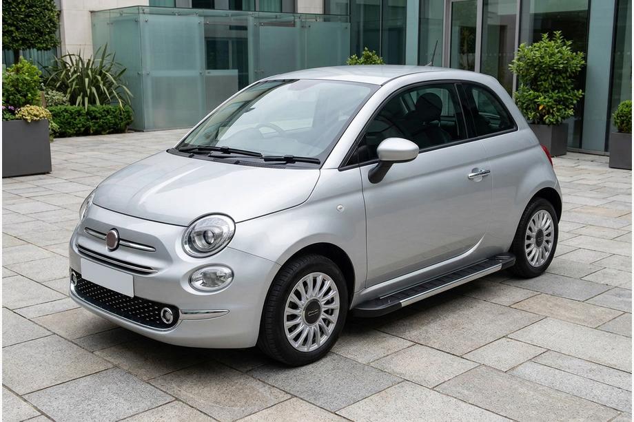 Fiat 500/500L 2013-2022 рр. Бокові пороги RedLine V1 (2 шт., Алюміній) Image