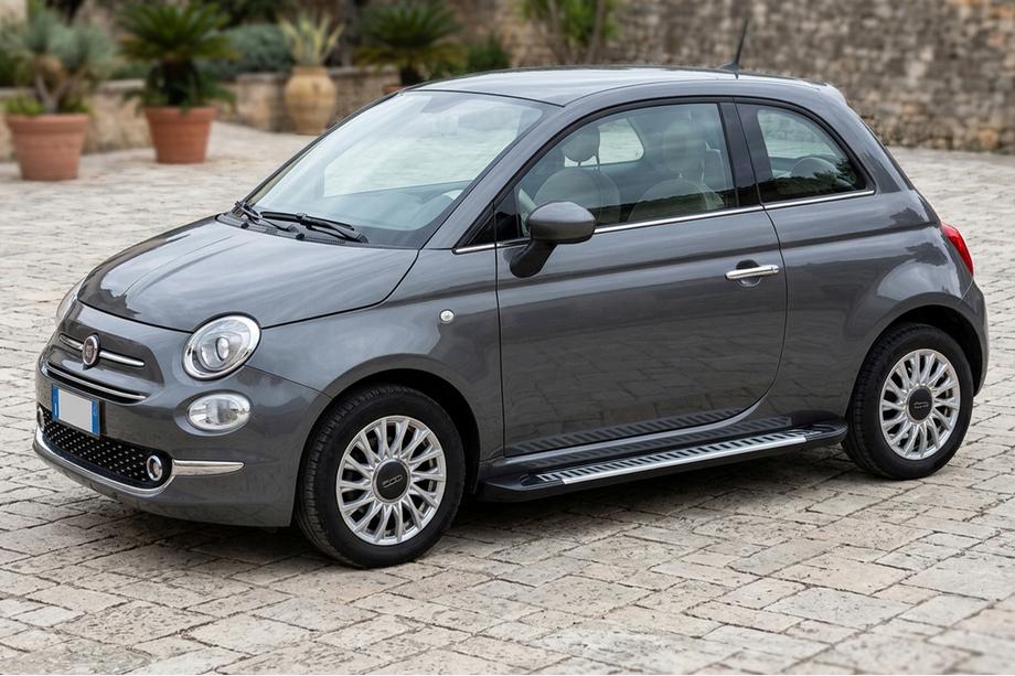 Fiat 500/500L 2013-2022 рр. Бокові пороги Line (2 шт., Алюміній) Image