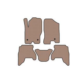 Гумові килимки Carsuit V1 (2 ряди, бежевий, 2010-2014) Nissan Pathfinder R51 2005-2014 рр. фото 1