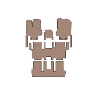 Гумові килимки Carsuit (3 ряди, 7-ми місний, бежевий) фото 1