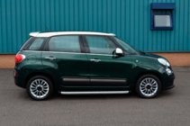 Fiat 500/500L 2013-2022 рр. Бокові пороги Fullmond (2 шт., Алюміній) фото 4