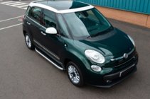 Fiat 500/500L 2013-2022 рр. Бокові пороги Fullmond (2 шт., Алюміній) фото 3