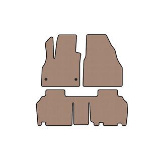 Гумові килимки Carsuit (2 ряди, 5-ти дверний/7-місний, бежевий) фото 1
