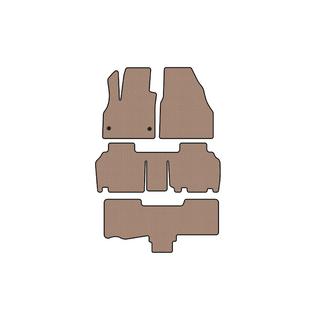 Гумові килимки Carsuit (3 ряди, 5-ти дверний/7-місний, бежевий) фото 1