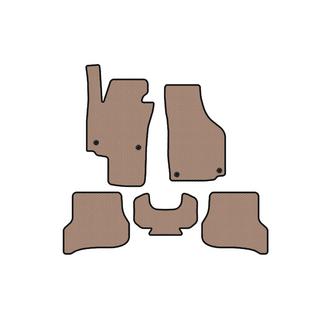 Гумові килимки Carsuit (Бежевий) Seat Altea 2004-2015 рр. фото 1