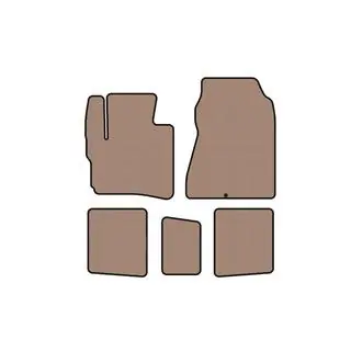 Гумові килимки Carsuit (HB, бежевий)