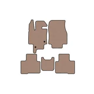 Гумові килимки Carsuit (2 ряди, 7-ми місний, бежевий) фото 1