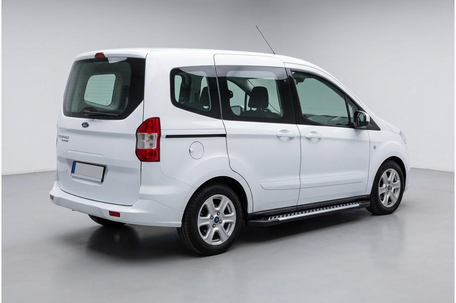 Ford Courier 2014-2023 рр. Бокові пороги Line (2 шт., алюміній) Image