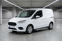Ford Courier 2014-2023 рр. Бокові пороги Rainbow (2 шт., алюміній) фото 1