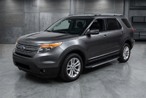 Ford Explorer 2011-2019 рр. Бокові пороги Duru (2 шт., алюміній) фото 1