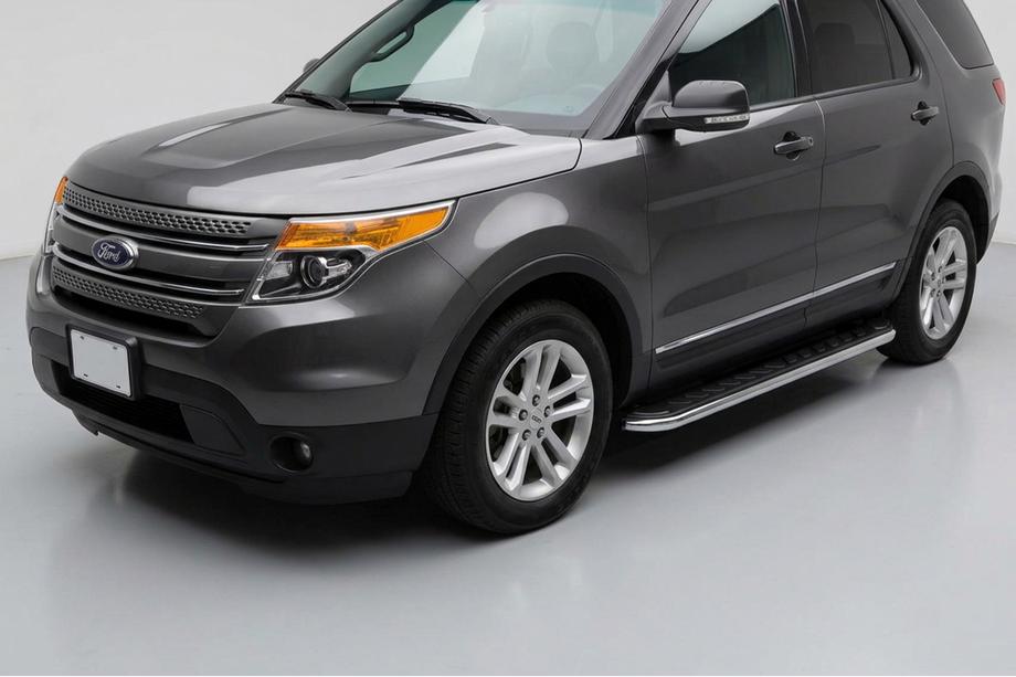 Ford Explorer 2011-2019 рр. Бокові пороги Maydos V1 (2 шт., Нерж) Image
