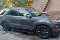 Ford Explorer 2011-2019 рр. Бокові пороги Allmond Black (2 шт., алюміній) фото 5