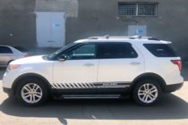 Ford Explorer 2011-2019 рр. Бокові пороги Sunrise (2 шт., Алюміній) фото 6
