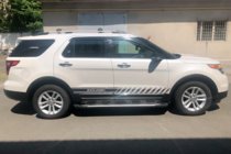 Ford Explorer 2011-2019 рр. Бокові пороги Sunrise (2 шт., Алюміній) фото 5
