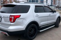 Ford Explorer 2011-2019 рр. Бокові пороги Fullmond (2 шт., алюм.) фото 4