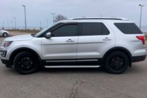 Ford Explorer 2011-2019 рр. Бокові пороги Fullmond (2 шт., алюм.) фото 5