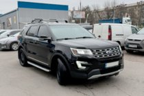 Ford Explorer 2011-2019 рр. Бокові пороги Fullmond (2 шт., алюм.) фото 1