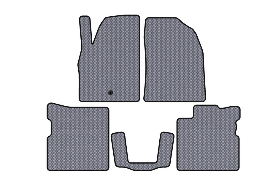 Chevrolet HHR 2005-2011 рр. Гумові килимки Carsuit (Сірий) Фото 1