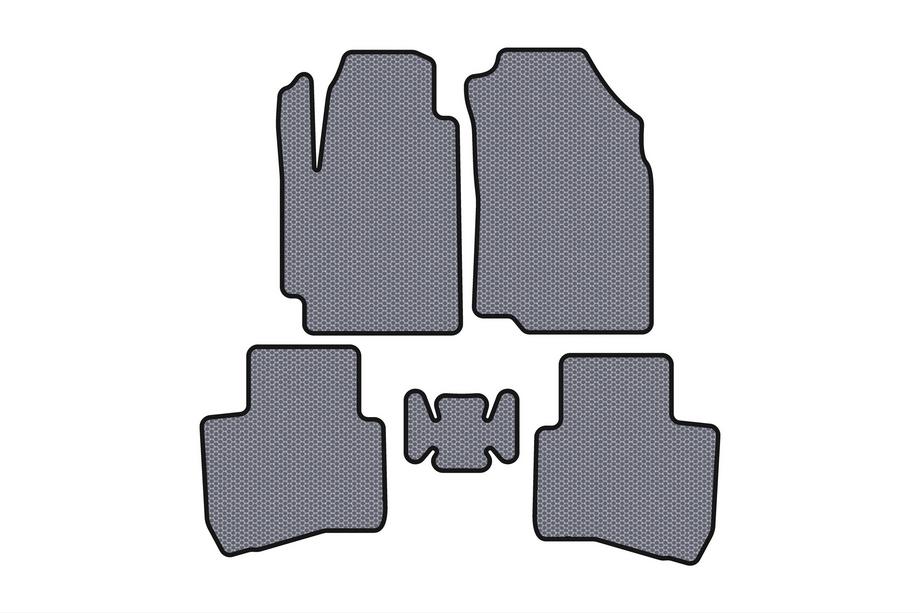 JAC S2 2014-2020 рр. Гумові килимки Carsuit (Сірий) Фото 1