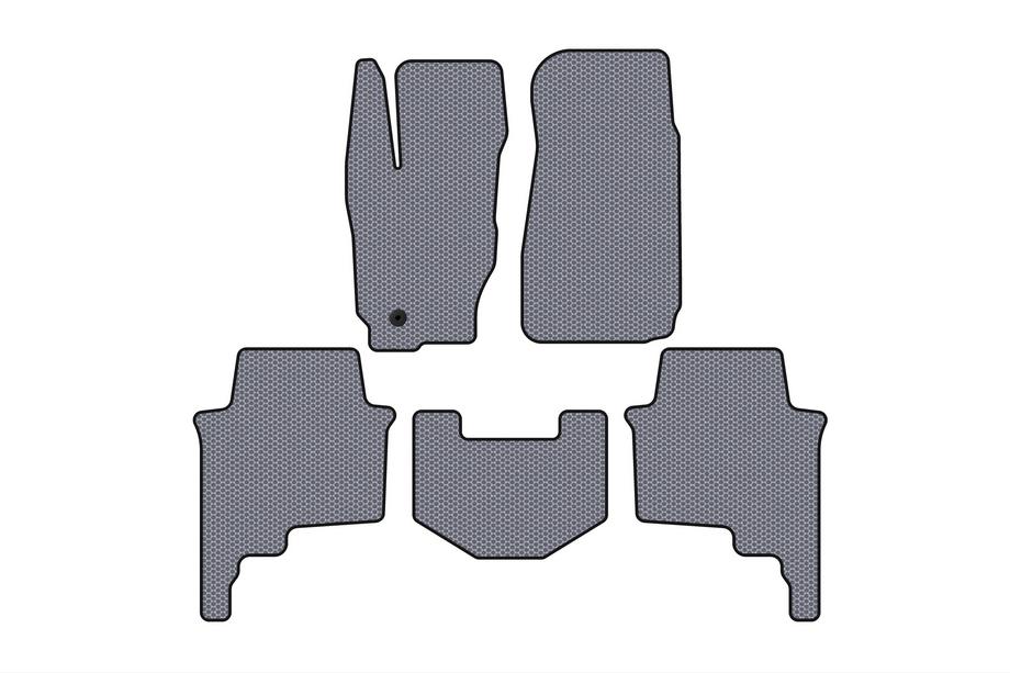 Jeep Commander 2005-2010 рр. Гумові килимки Carsuit (Сірий) Фото 1