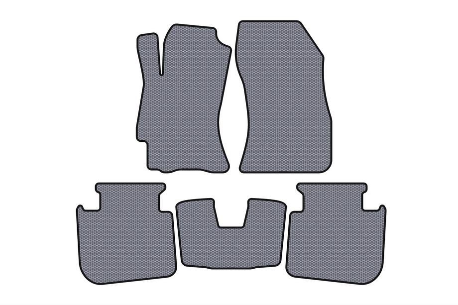 Subaru Legacy 2009-2014 рр. Гумові килимки Carsuit (2009-2013, SD, сірий) Фото 1
