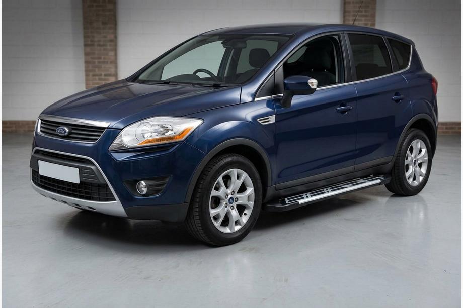 Ford Kuga 2008-2013 рр. Бокові пороги Sunrise (2 шт., Алюміній) Image