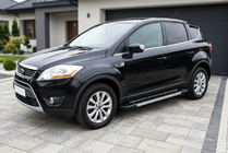Ford Kuga 2008-2013 рр. Бокові пороги RedLine V1 (2 шт., Алюміній) фото 1