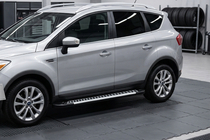 Ford Kuga 2008-2013 рр. Бокові пороги Line (2 шт., Алюміній) фото 1